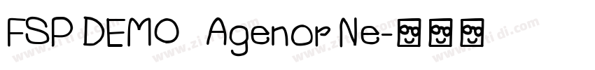 FSP DEMO   Agenor Ne字体转换
